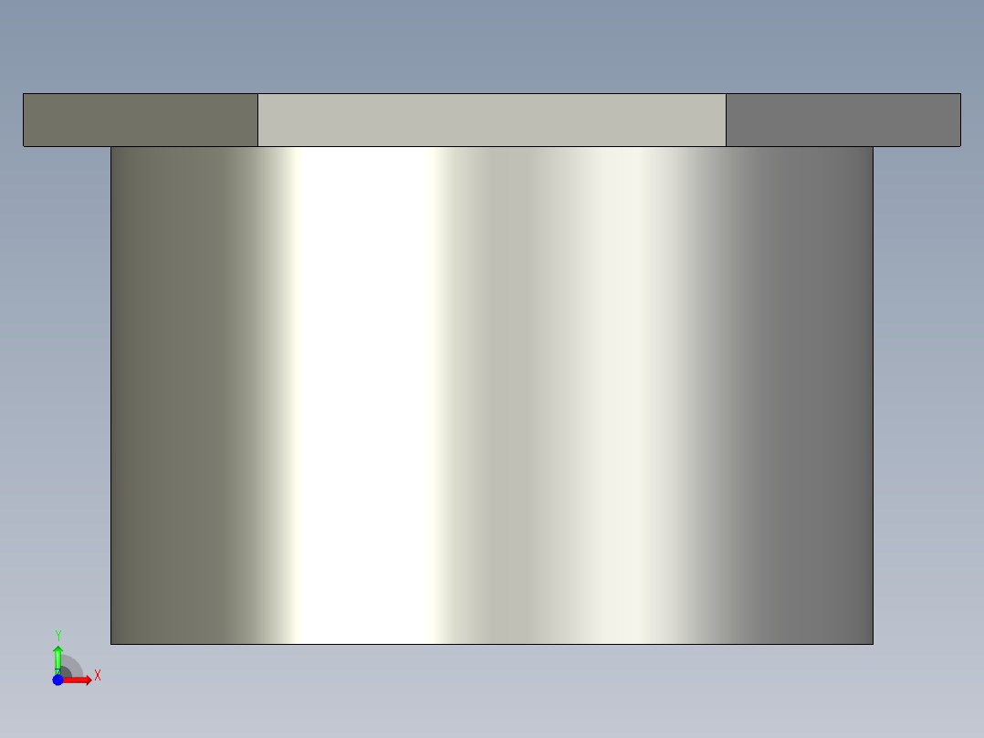 船舶管路系统SeaCor_ReducerBushing_FPTxSPIG_37J138292_2.5in x 2in前视图