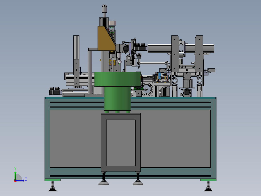 2023.02月-传感器封焊设备（sw20可编辑+工程图）左视图