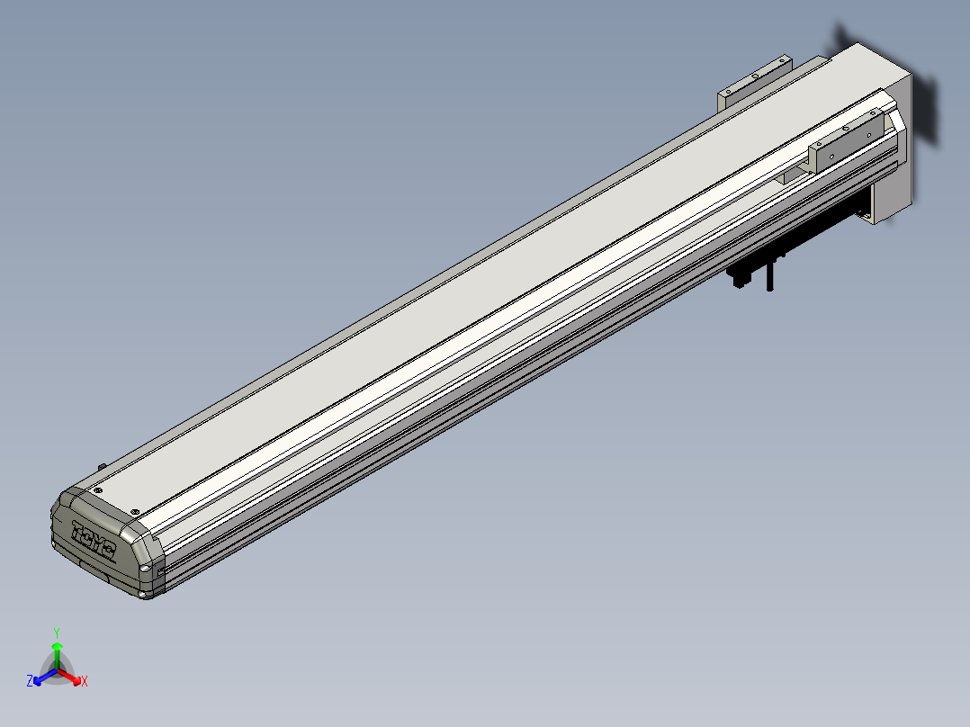 Toyo东佑达直线模组-ETH13-850-BM-400W+煞車正等轴测图
