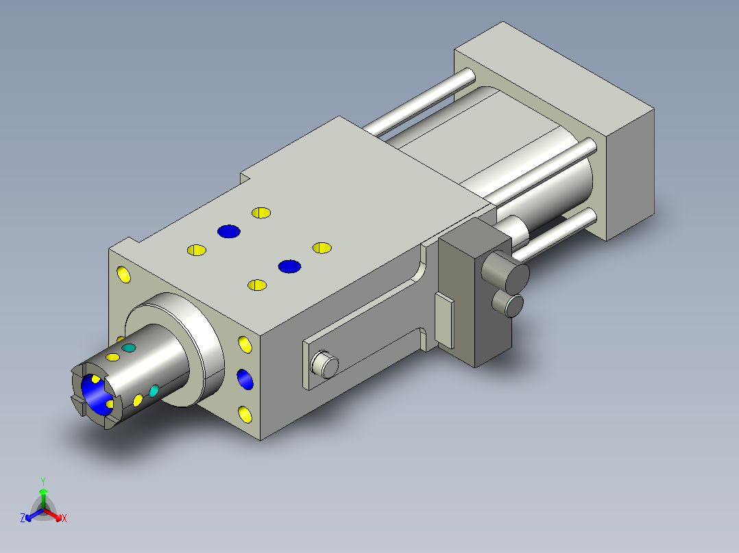 德克斯TUNKERS气缸数模SZK_40_A00_T12_TUENKERS
