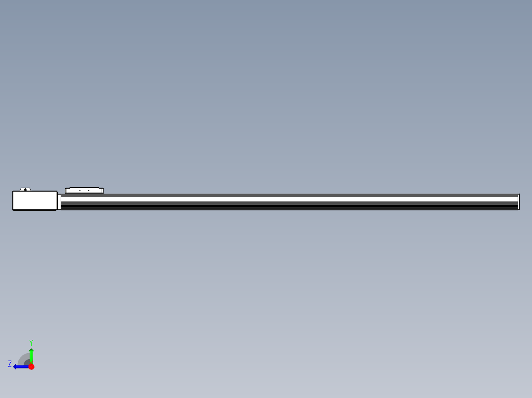 同步带全封闭直线模组TPA-HCB-105D-90-L1350-MR-C-P20-N3右视图