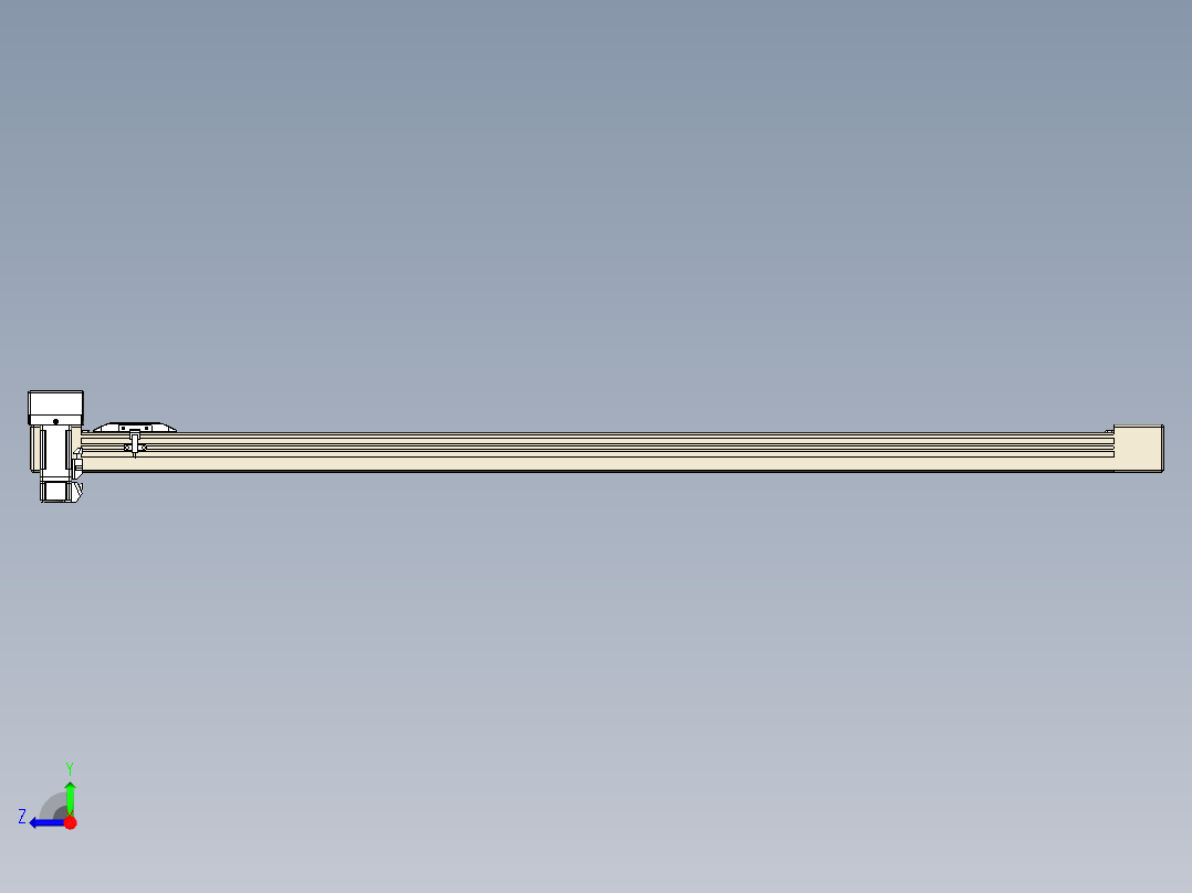 同步带全封闭直线模组TPA-HCB-65S-90-L1100-MR-C-P10-N3右视图