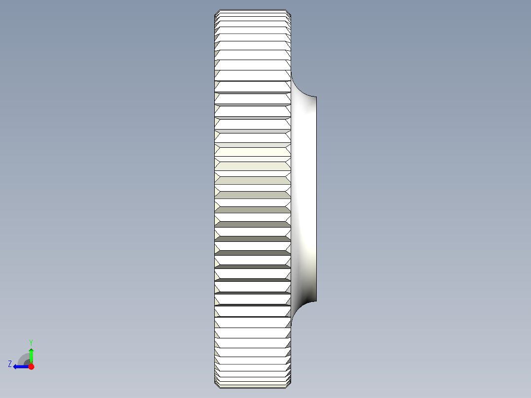 把手2476-3D多系列多零件图纸模型右视图