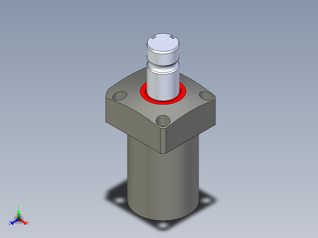 KOSMEKLHS0550-SR-F多系列多零件图纸模型正等轴测图