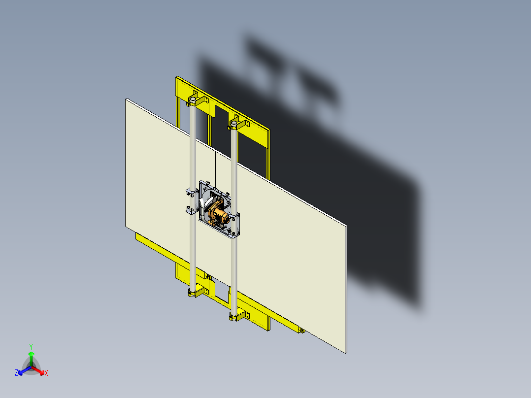 竖板锯<span style='color: red'>3D</span>数模图纸 x_t格式