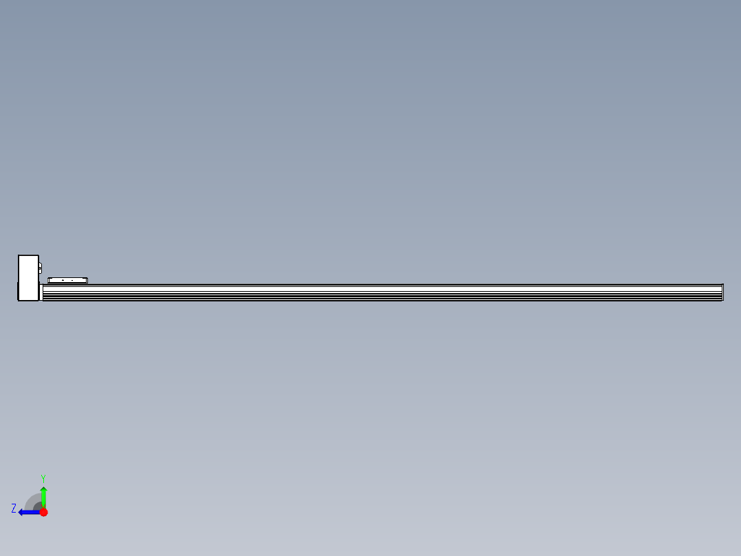 同步带全封闭直线模组TPA-HCB-105D-90-L2000-RU-C-P20-N3右视图