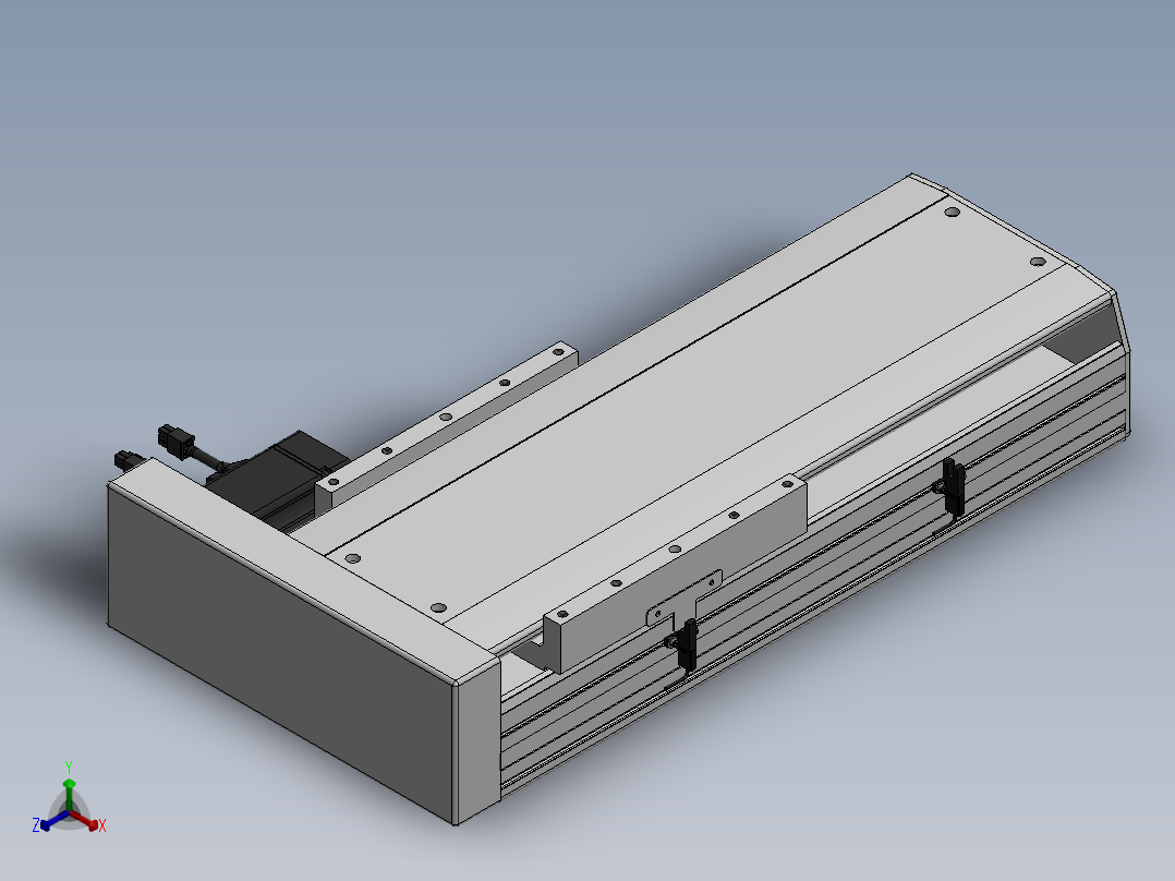 精密模组MY220-T10-250L-BR-P75B-C4-C正等轴测图