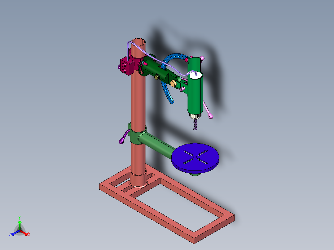 工业级工作台微型钻孔机