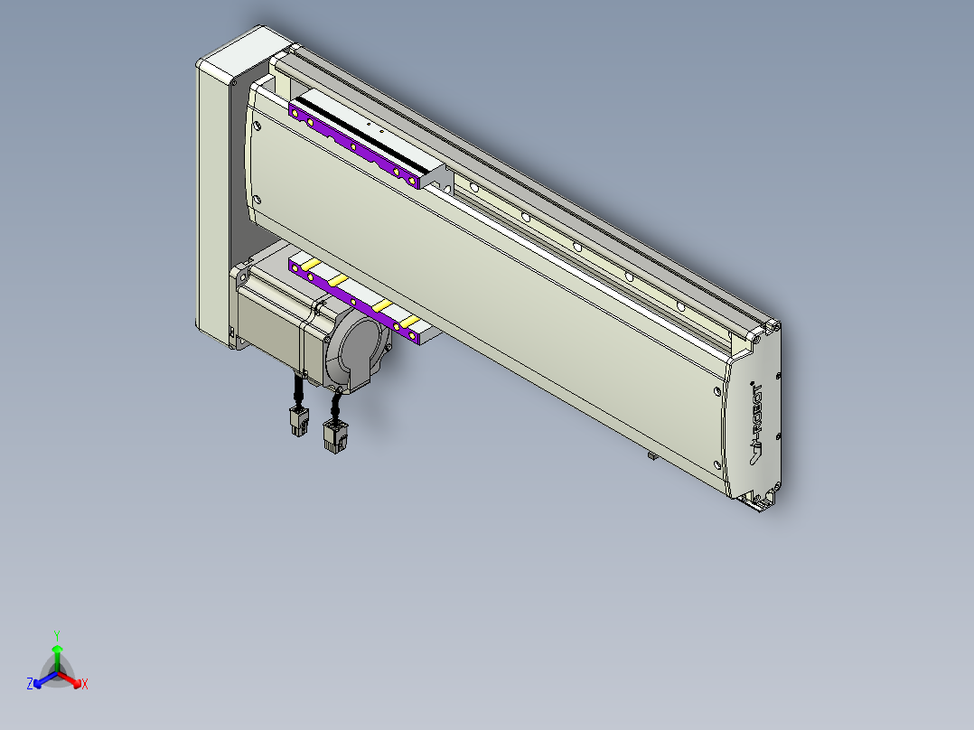 威洛博QF17-Lxx-C-S300-BL-ZP75-C3正等轴测图