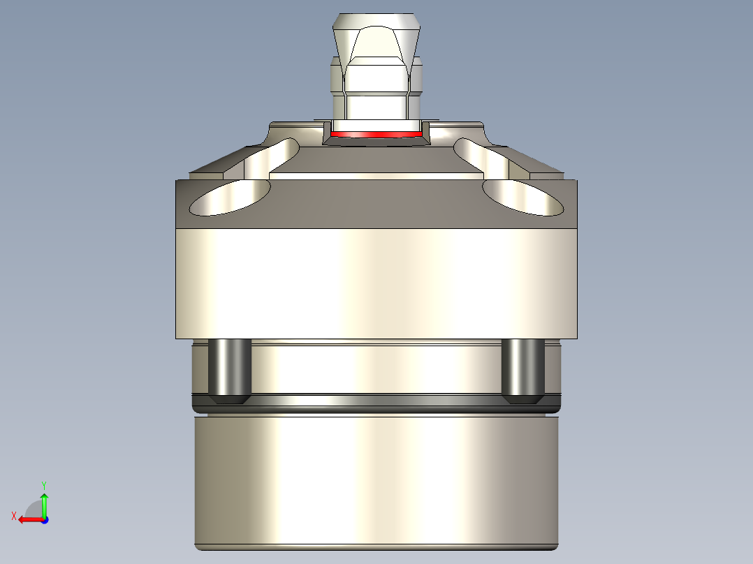 KOSMEKSFA1000-M2A-090多系列多零件图纸模型多系列多零件图纸模型后视图
