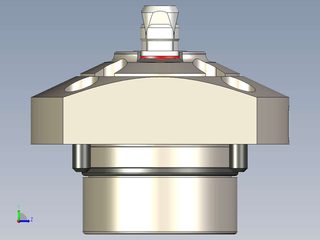 KOSMEKSFA1000-M2A-090多系列多零件图纸模型多系列多零件图纸模型左视图