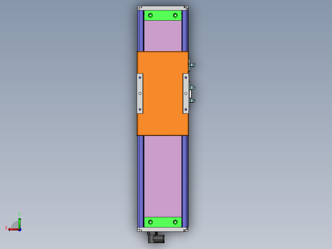 MCH丝杆全封闭MCH10-M-100W后视图