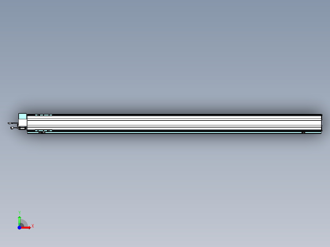 威洛博VBF同步带传动一般环境VBF14-L45-S2100-BRD-ZP40-C3前视图