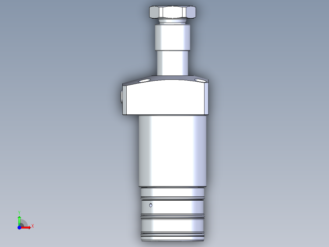 KOSMEKLHA0480-GLM多系列多零件图纸模型前视图