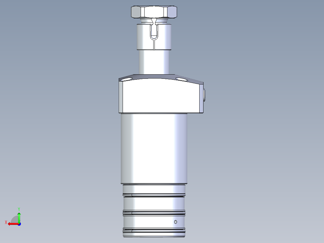 KOSMEKLHA0480-GLM多系列多零件图纸模型后视图