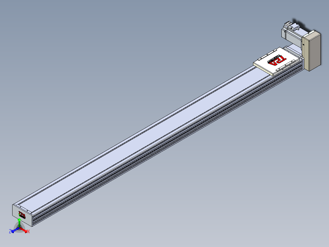 同步带全封闭直线模组TPA-HCB-110D-90-L1300-LU-Y-P40-N3