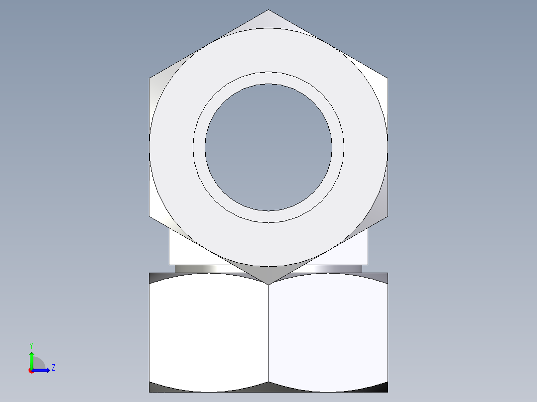卡套式工业通用硬管接头EO_Swivel_nut_branch_tee_ET38SCF左视图