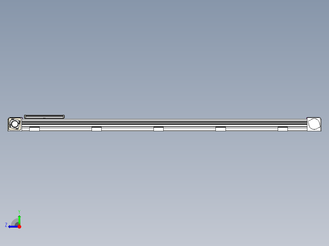 同步带滑台-欧规B8-L176-S1550-L-ZP40-D3-N5右视图