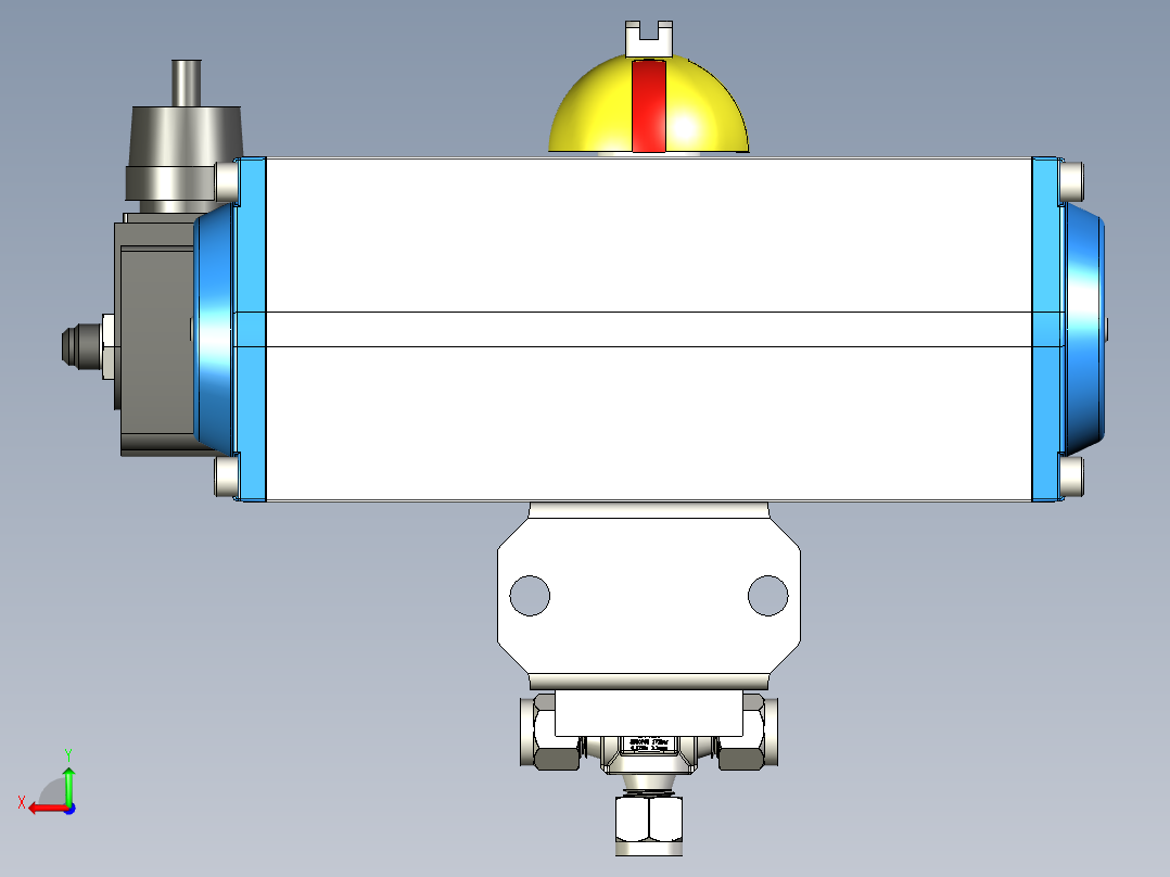Hy-Lok 112系列球阀后视图