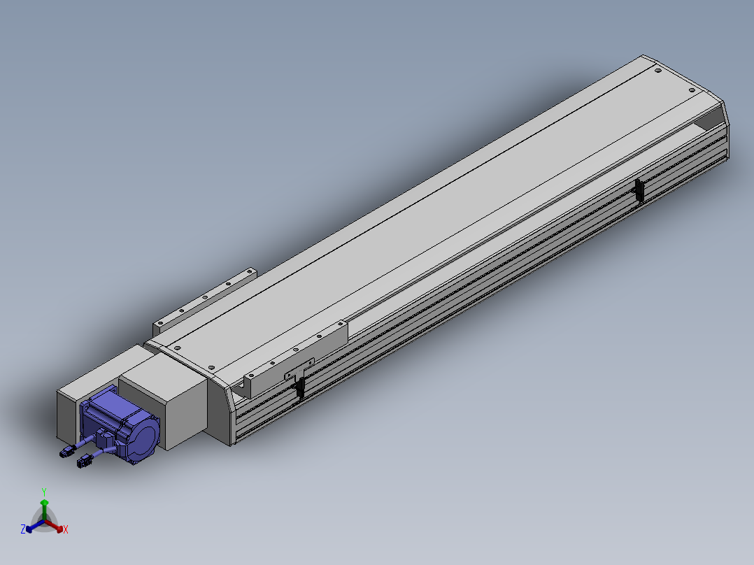 精密模组MT220-L150-800-L-M75-C4正等轴测图