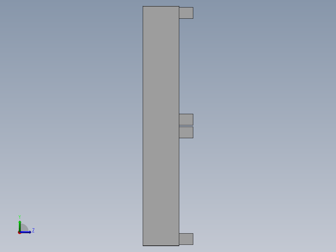 工厂休息区 3左视图