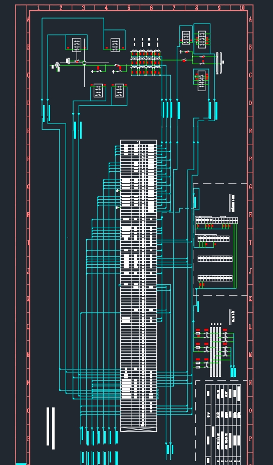 220KV变电所主变压器二次线图