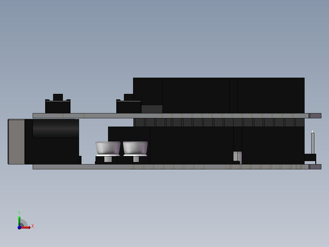 Arduino控制板+扩展板前视图