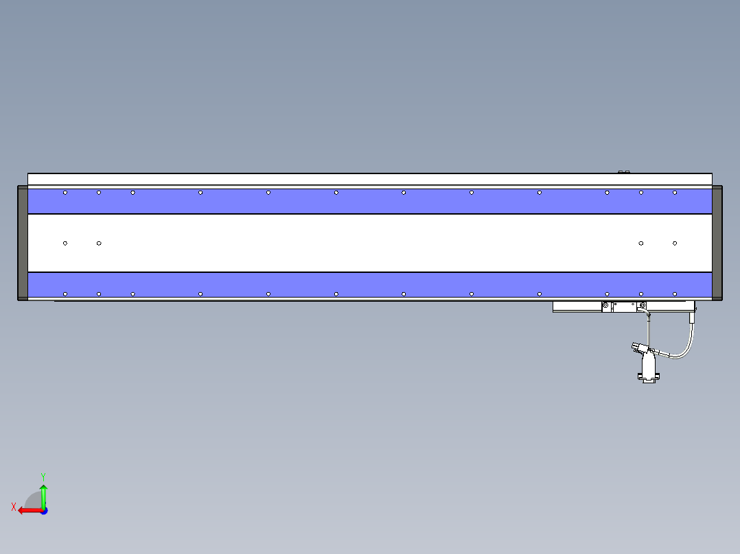 威洛博VL系列直线电机模组-VL17E3-S750后视图