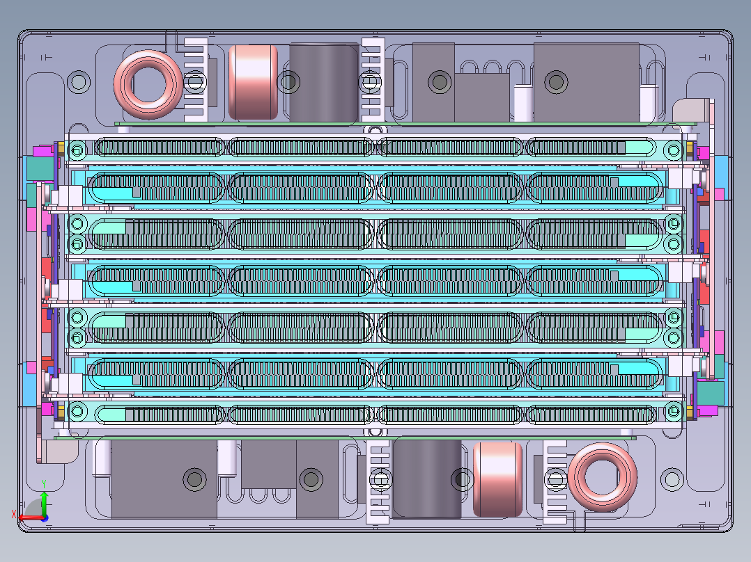 油冷矿机sw21可编辑后视图