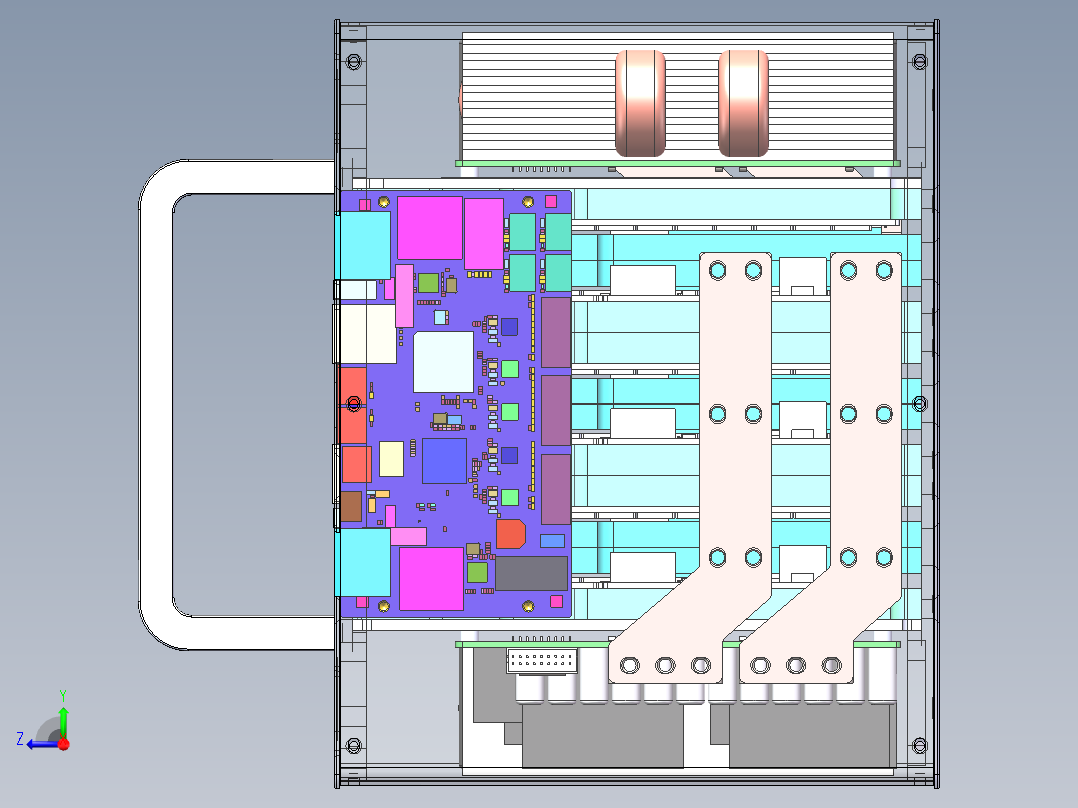 油冷矿机sw21可编辑右视图