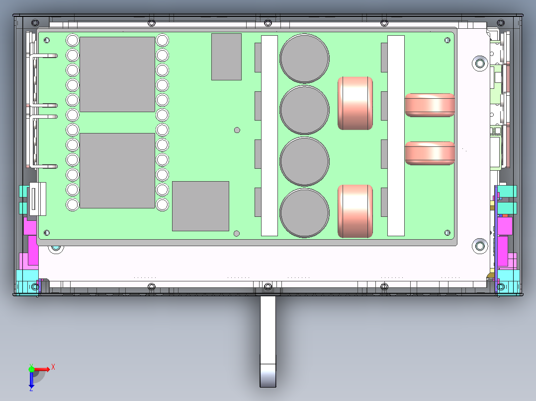 油冷矿机sw21可编辑俯视图