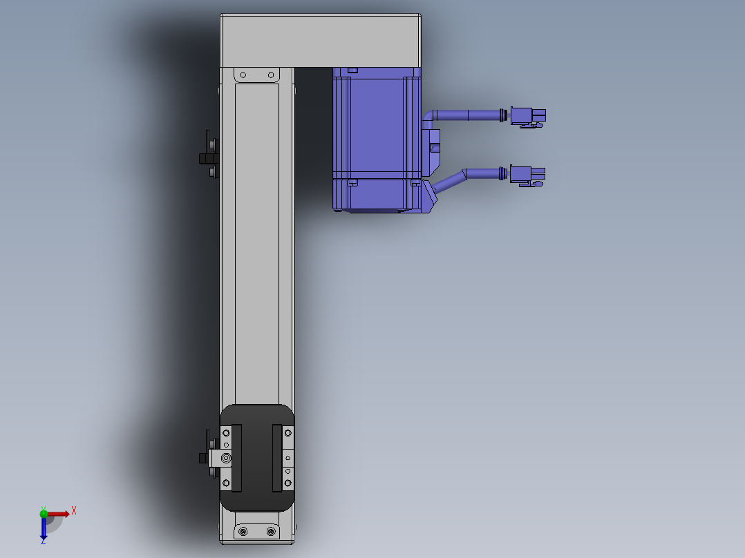 精密模组MY50-T10-200-BR-P20B-C4-C俯视图