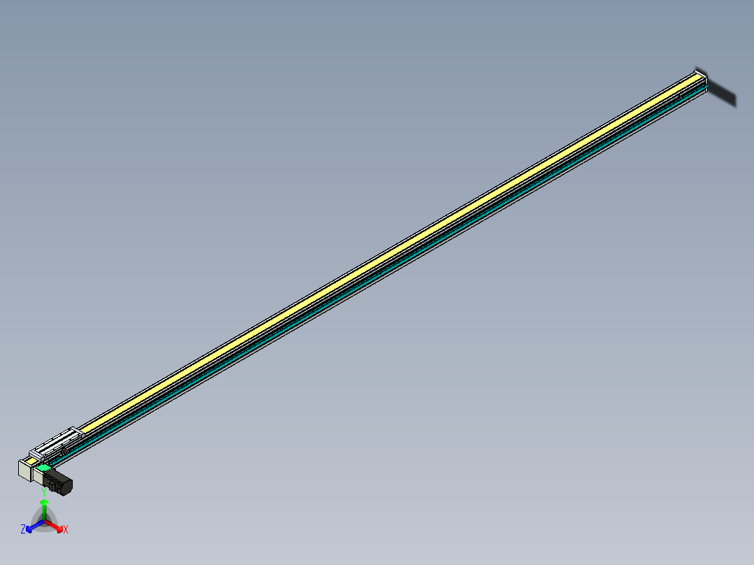 欧规系列-LB6-L130-C-S3300-BL-P40-D3正等轴测图