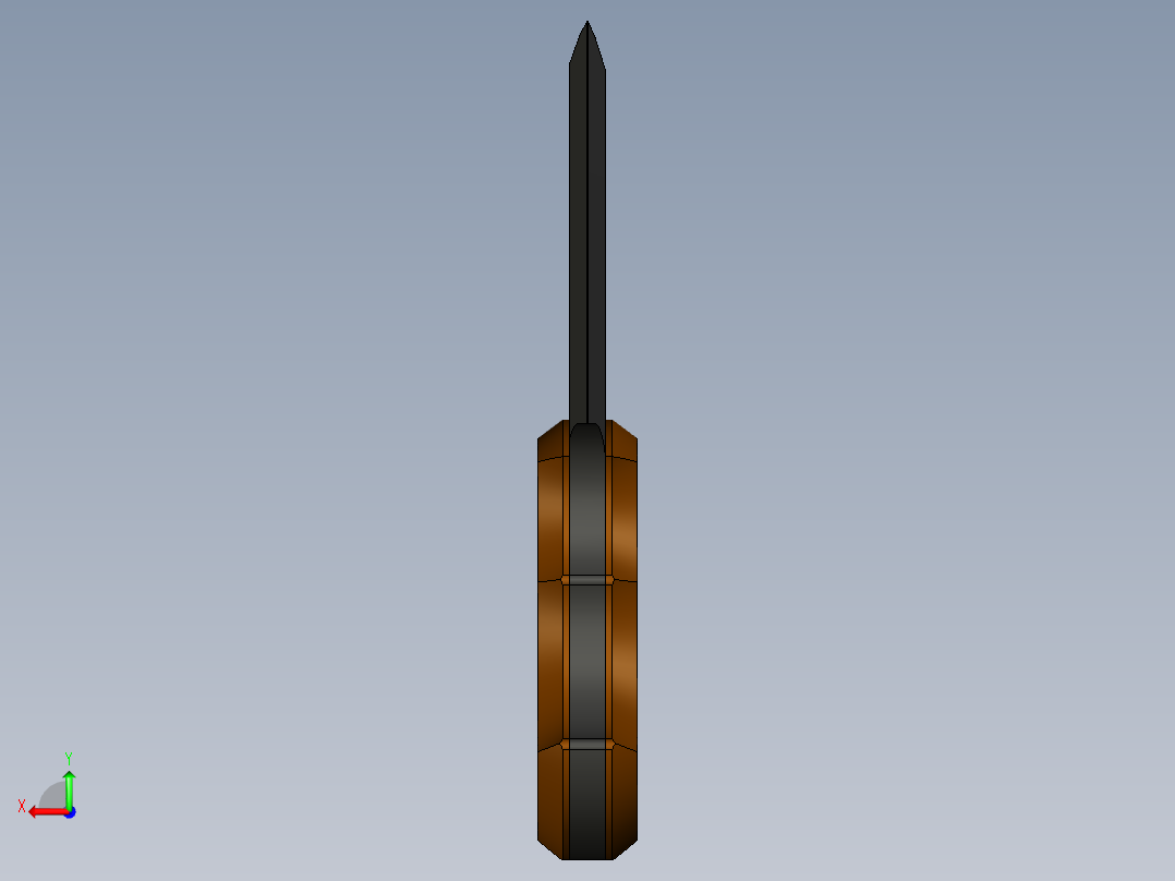 迷你切肉刀后视图