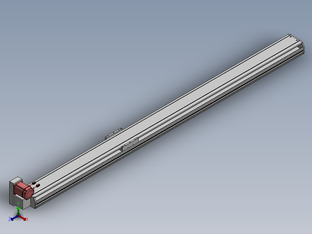 精密模组MT170-L125-2300-LU-M75-C4正等轴测图