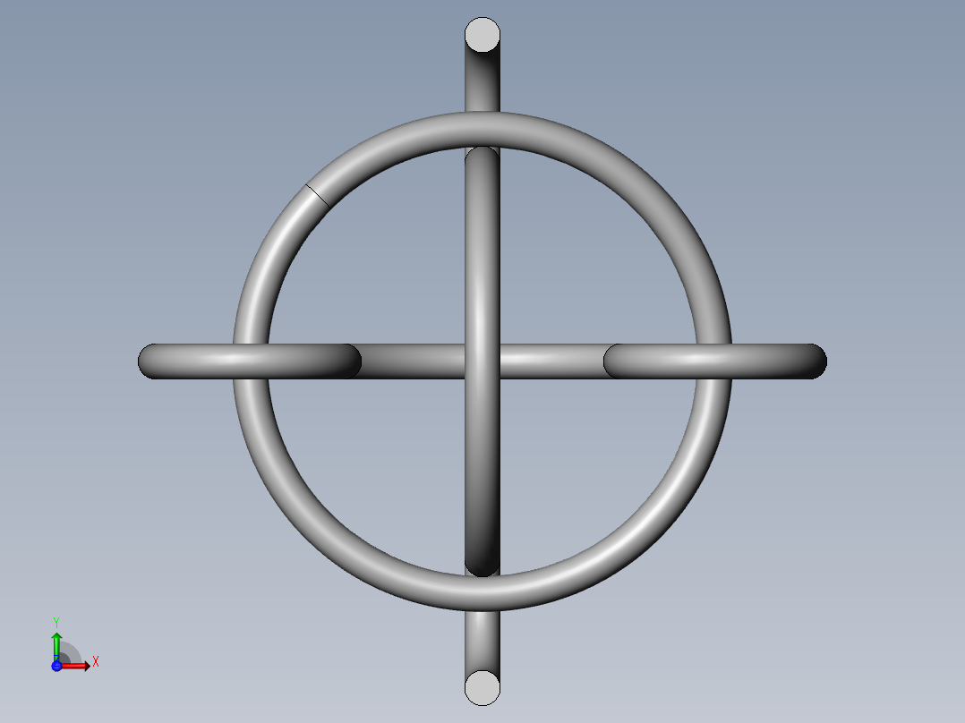 异形弹簧-9630K520_OVERLOAD-PREVENTION EXTENSION SPRING前视图