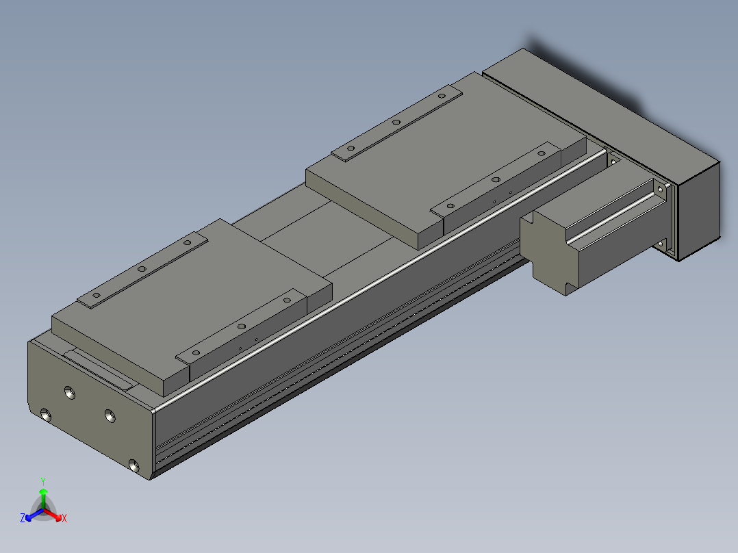 直线模组LHC17-S300-R设计图纸