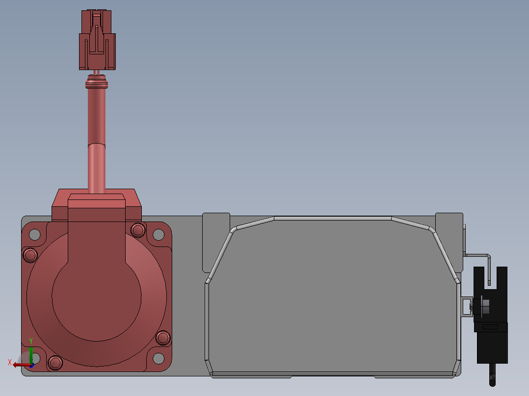 精密模组MY100-T10-600L-BL-P20B-C4-C后视图