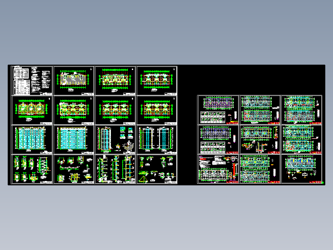 【13层】13299.36㎡地下1层地上13层框剪住宅楼工程量清单报价（含建筑结构CAD图）
