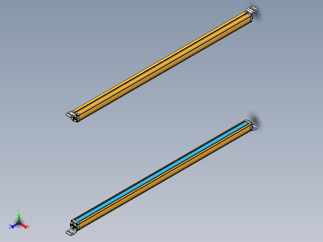 安全_区域传感器H2EL3820_30_30_3D正等轴测图