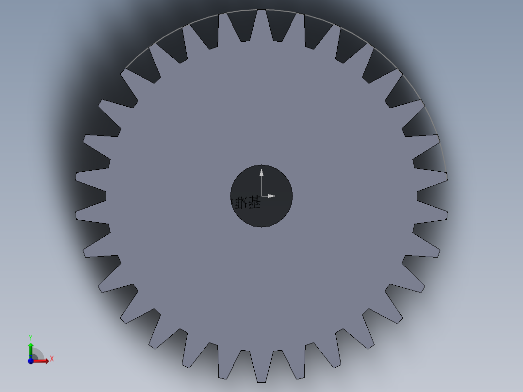 S48 齿轮前视图