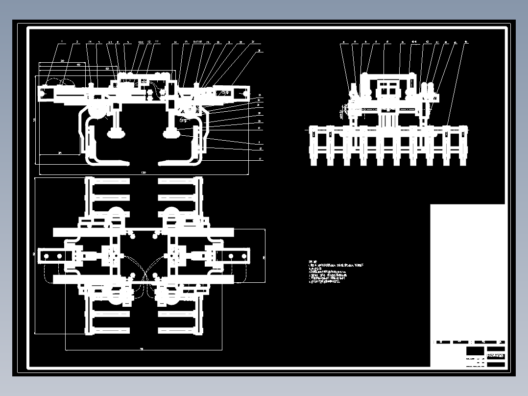 码垛<span style='color: red'>机械手</span>零件图纸（50KG袋料）243433===15