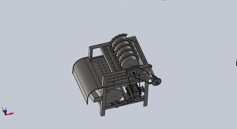 板栗脱蓬脱壳机