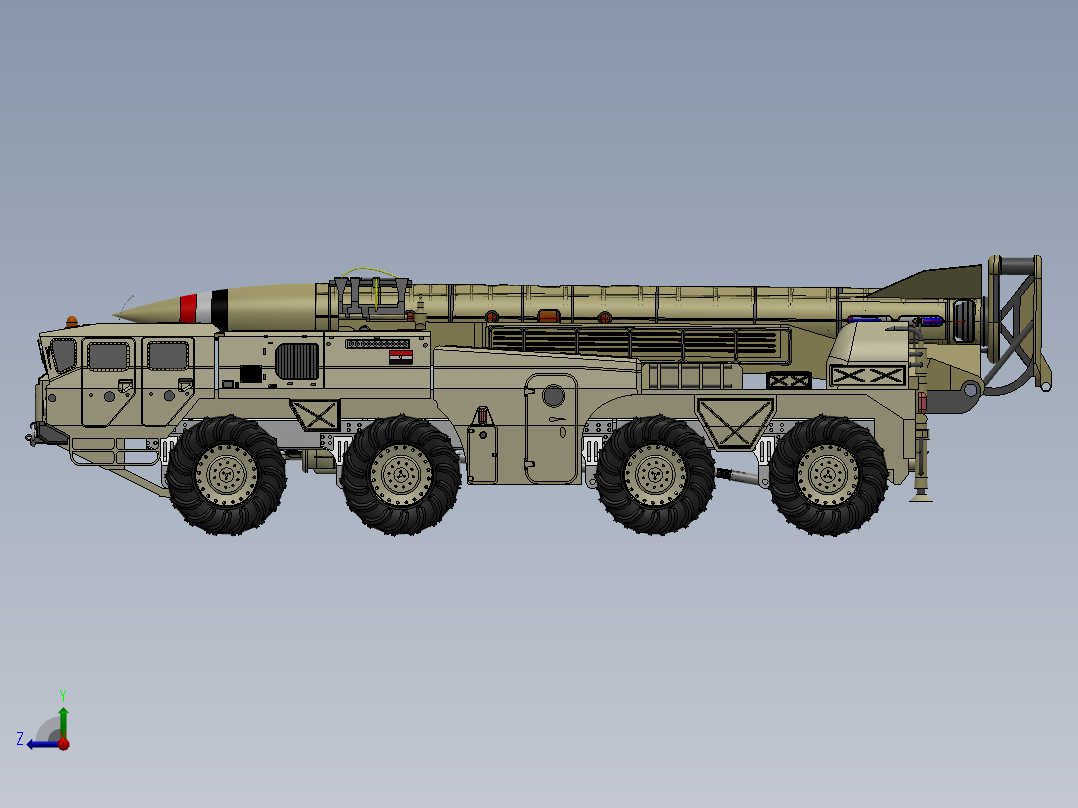 B导Dan运载车<span style='color: red'>模型</span><span style='color: red'>简易</span><span style='color: red'>3D</span>数模<span style='color: red'>图纸</span> <span style='color: red'>Solidworks</span><span style='color: red'>设计</span>