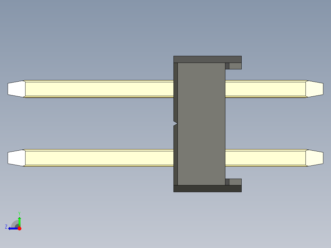 彩色公头100mil（2.54mm）系列-DS1021-RaspberryPi-2x20pin-colored-REV1.0右视图