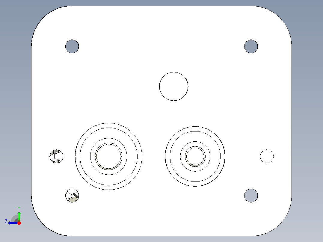 两轴式变速器设计（含三维图+CAD图+说明书）右视图