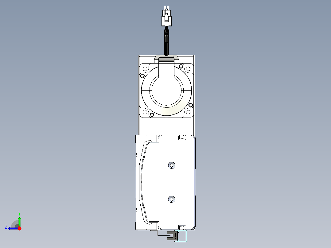 VF丝杆传动-一般环境VF14-Lxx-C-S600-BR-ZP75-C3右视图