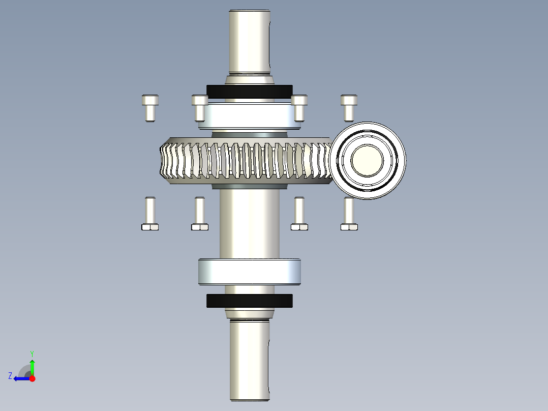 齿轮啮合 (144)右视图