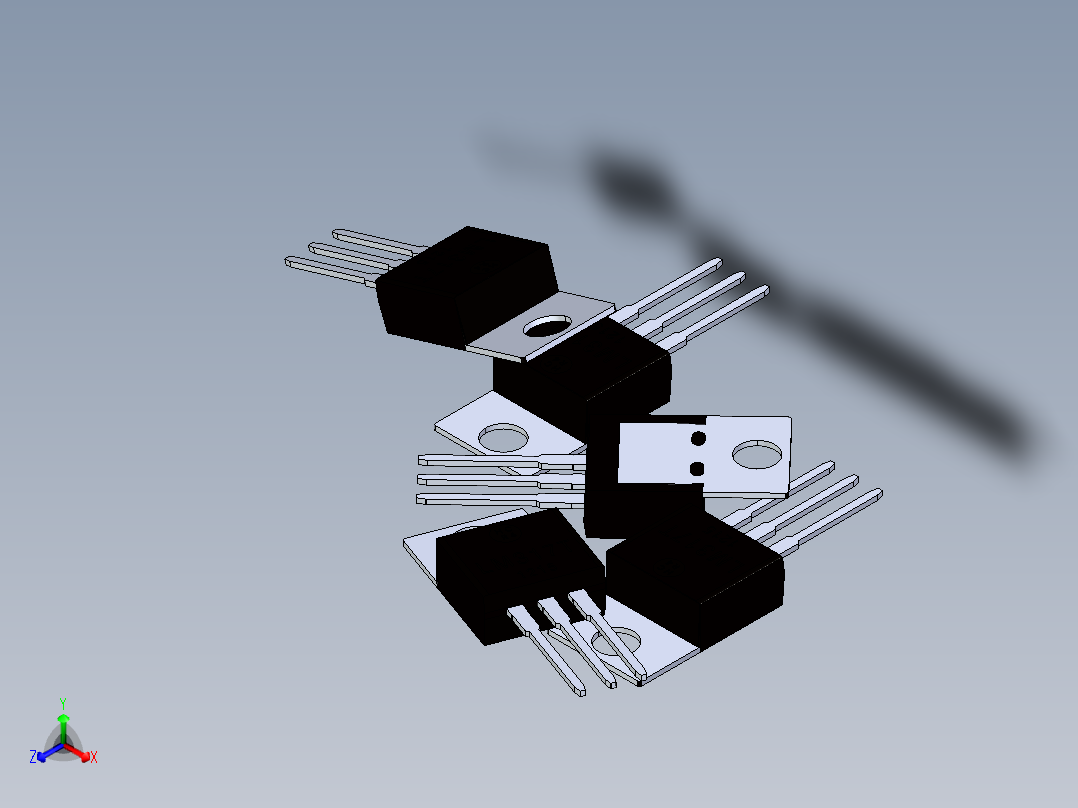 LM317电压调节器（计算机风扇速度控制）