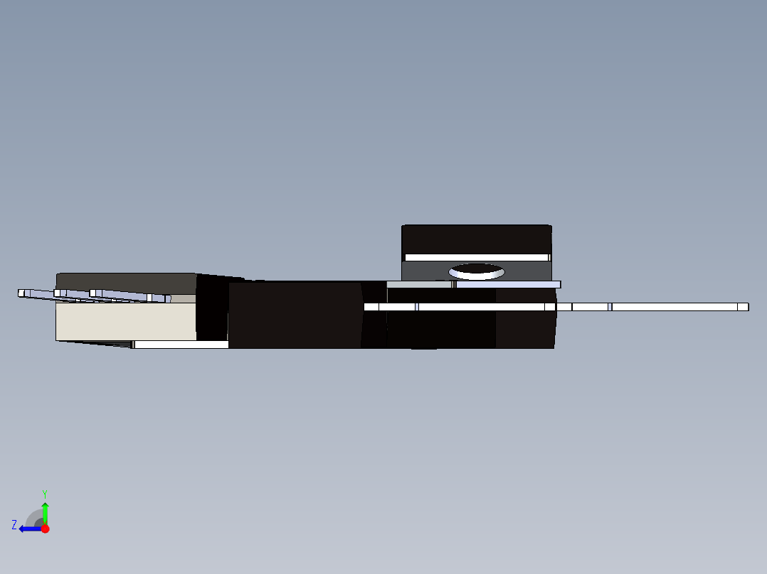 LM317电压调节器（计算机风扇速度控制）右视图
